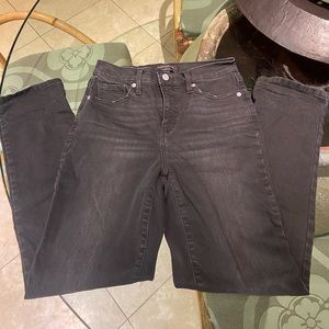 Never worn Banana Republic High Rise Slim Charcoal Black Jeans